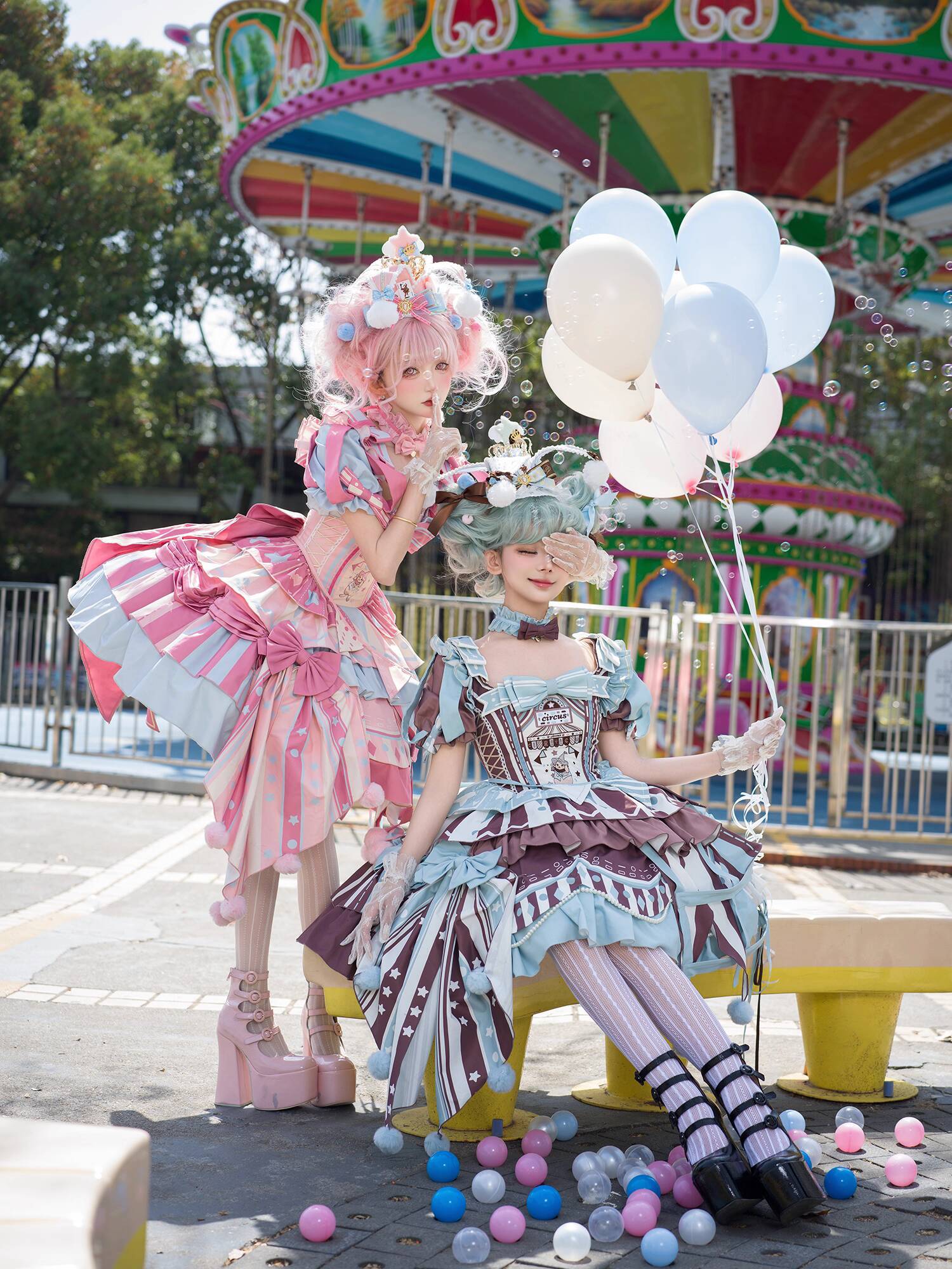 Rok Lolita Pembuka Karnaval Fi - Anime Cosplay Ladies ulasan dan harga