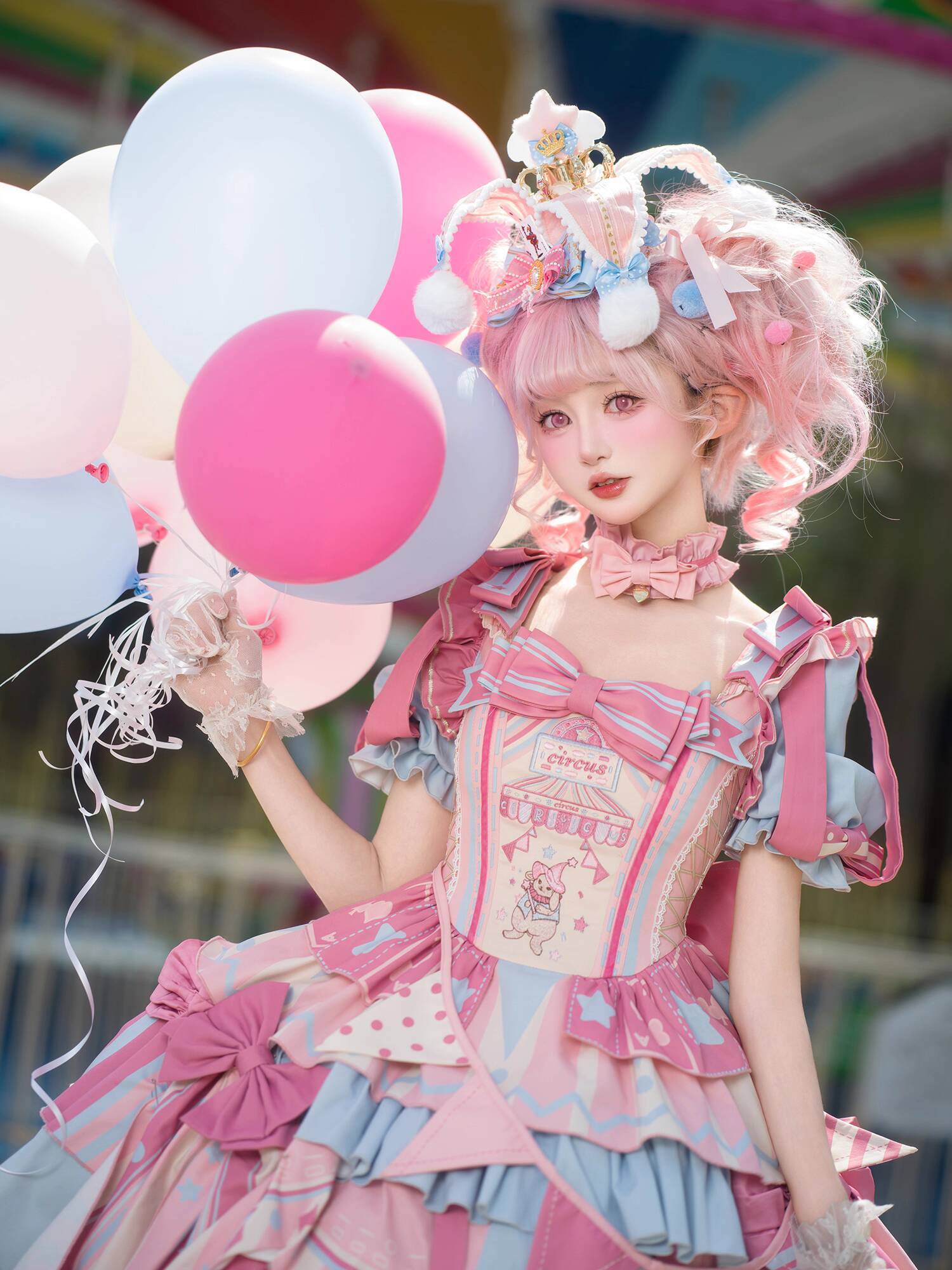 Rok Lolita Pembuka Karnaval Fi - Anime Cosplay Ladies ulasan dan harga