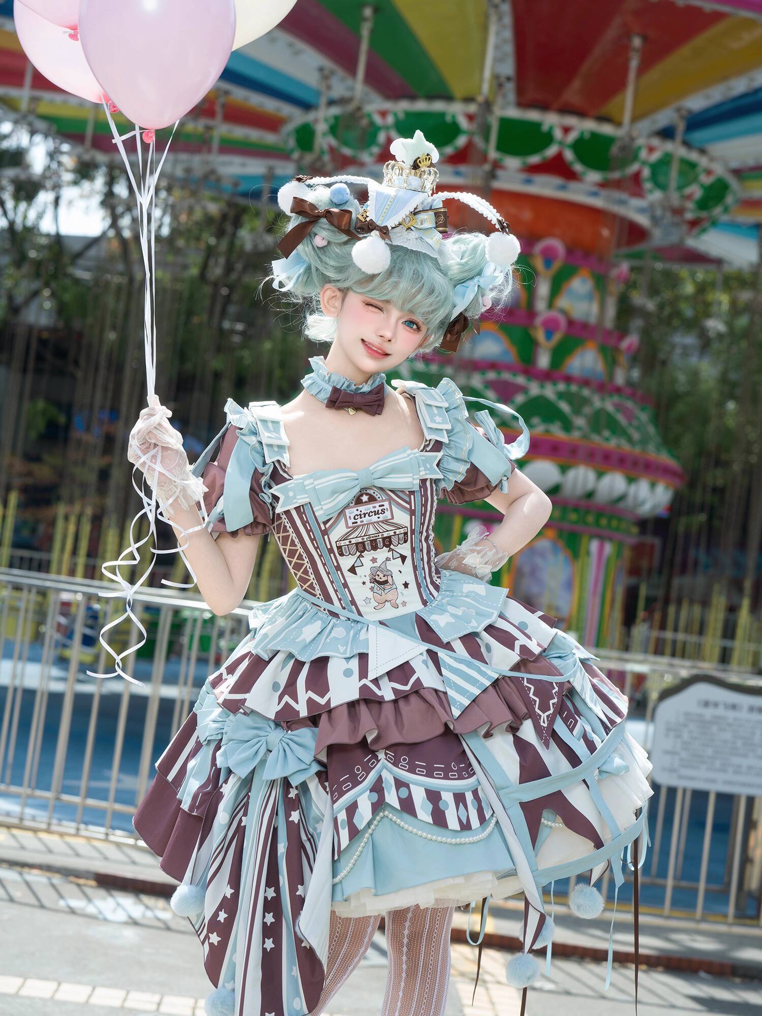 Rok Lolita Pembuka Karnaval Fi - Anime Cosplay Ladies ulasan dan harga
