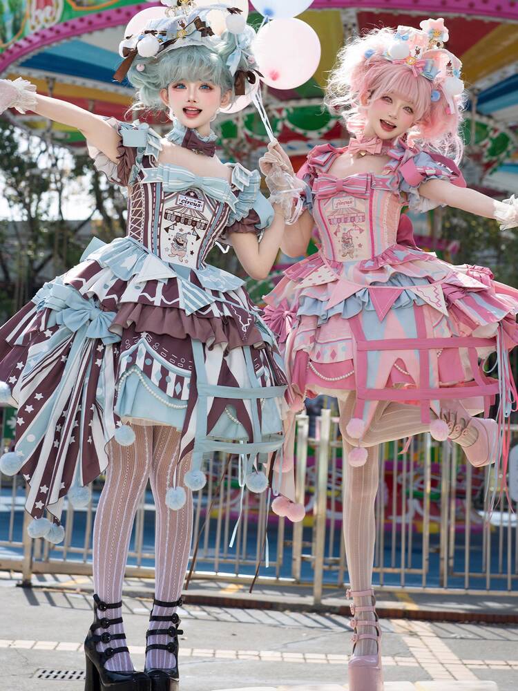 Rok Lolita Pembuka Karnaval Fi - Anime Cosplay Ladies ulasan dan harga