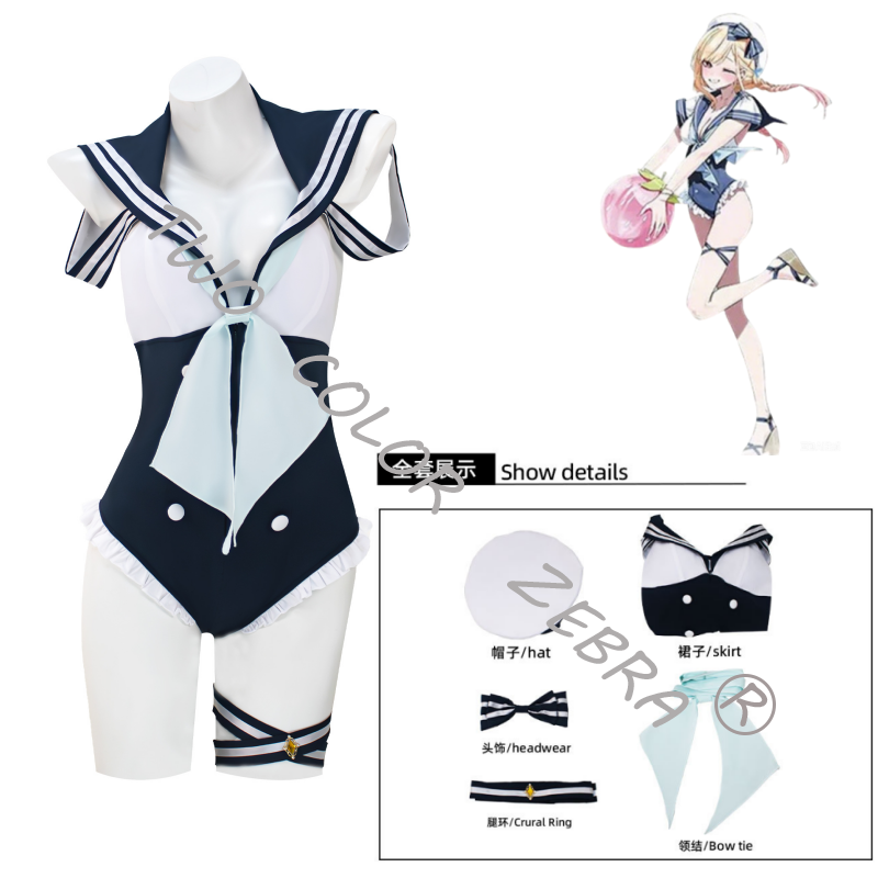 Kostum Baju Renang Pelaut Cosp - Kitagawa Anime Cosplay ulasan dan harga