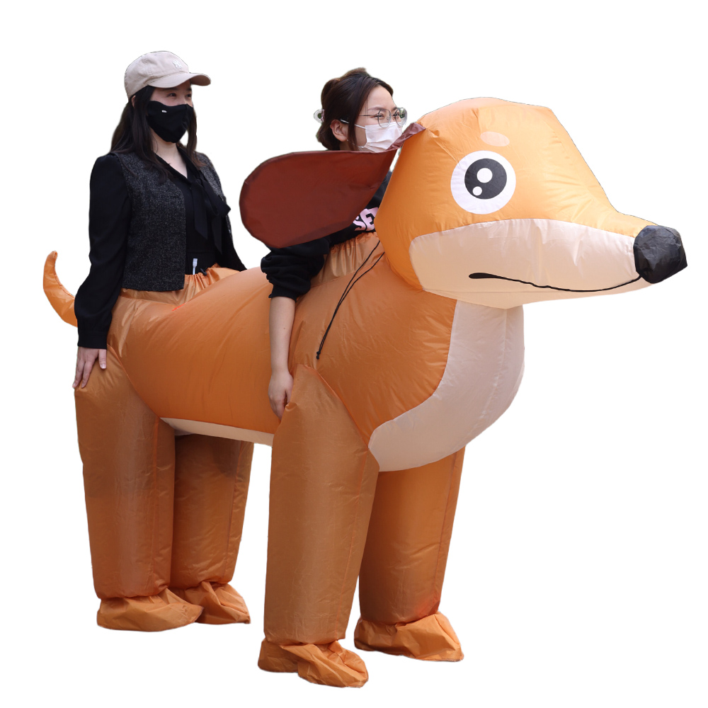 Kostum Anjing Sosis Tiup untuk - Anime Cosplay Couple ulasan dan harga
