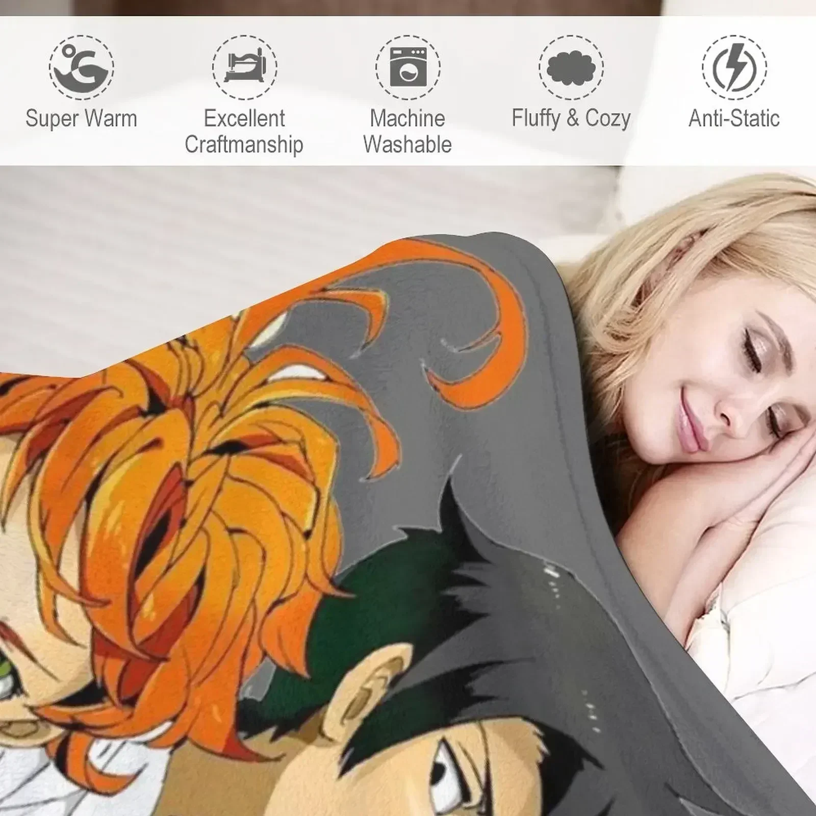 Selimut Promised Neverland unt - Anime Cosplay Idea ulasan dan harga