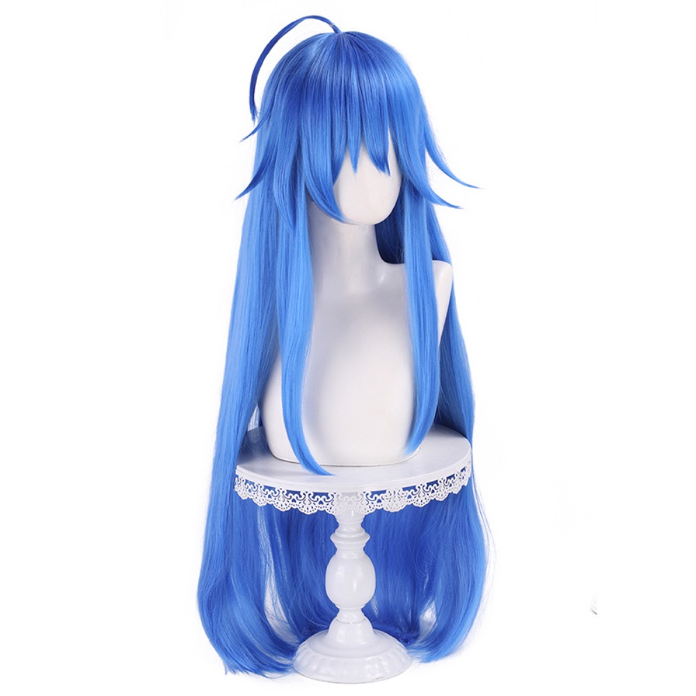 Wig Cosplay Anime Lucky Star K - Anime Cosplay Blue Hair ulasan dan harga