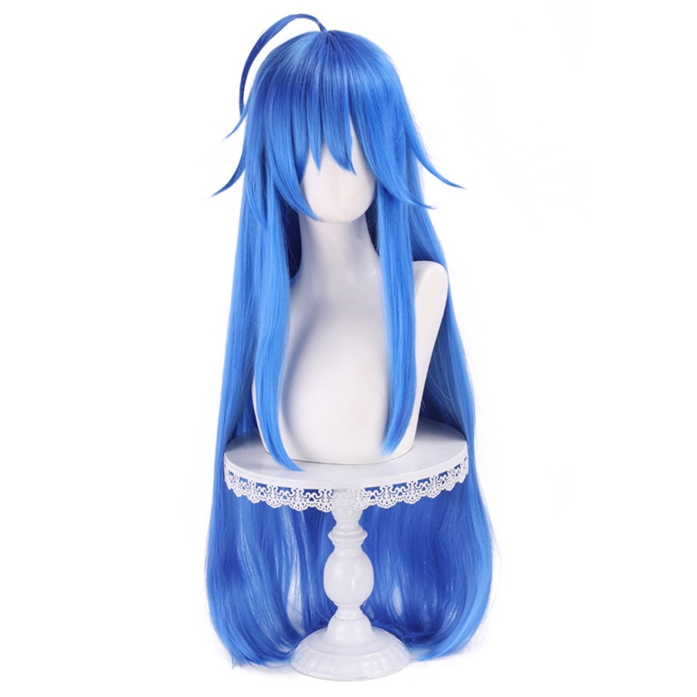 Wig Cosplay Anime Lucky Star K - Anime Cosplay Blue Hair ulasan dan harga