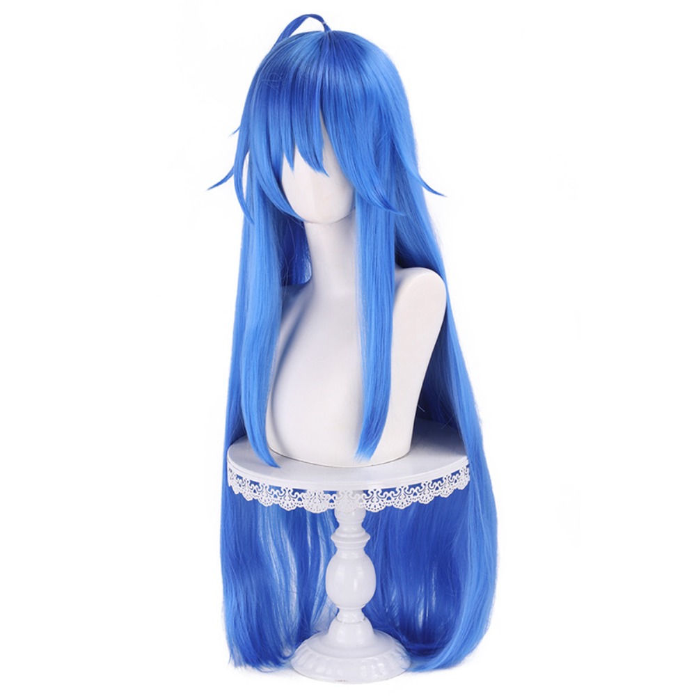 Wig Cosplay Anime Lucky Star K - Anime Cosplay Blue Hair ulasan dan harga