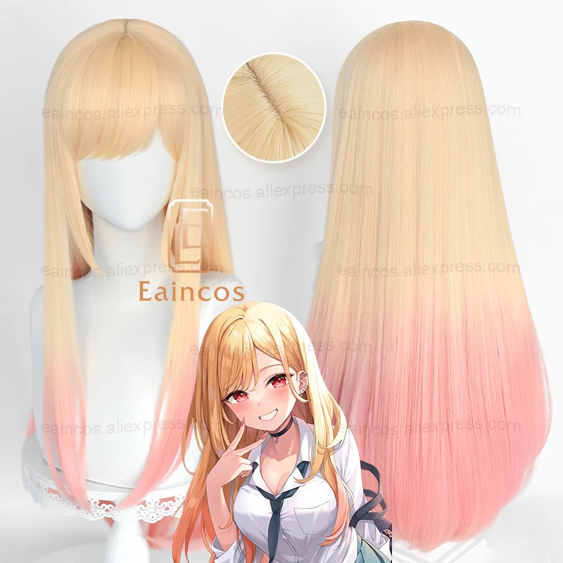 Wig Cosplay Anime Marin Kitaga - Kitagawa Anime Cosplay ulasan dan harga