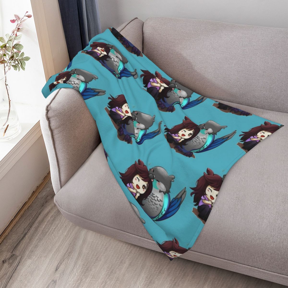 Selimut motif burung cinta, co - Anime Cosplay Idea ulasan dan harga