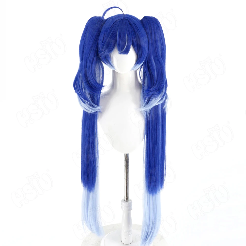Wig Cosplay Iuno dari Game Wut - Anime Cosplay Blue Hair ulasan dan harga