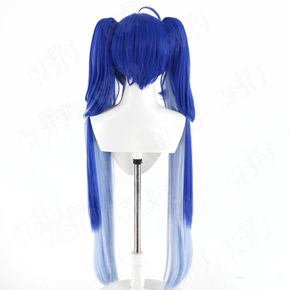 Wig Cosplay Iuno dari Game Wut - Anime Cosplay Blue Hair ulasan dan harga